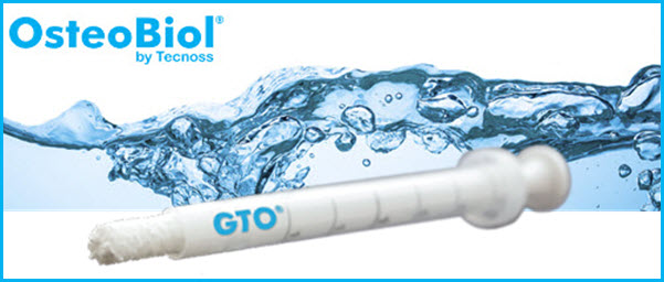 Oseobiol GTO helps surgeons skip the hydration phase